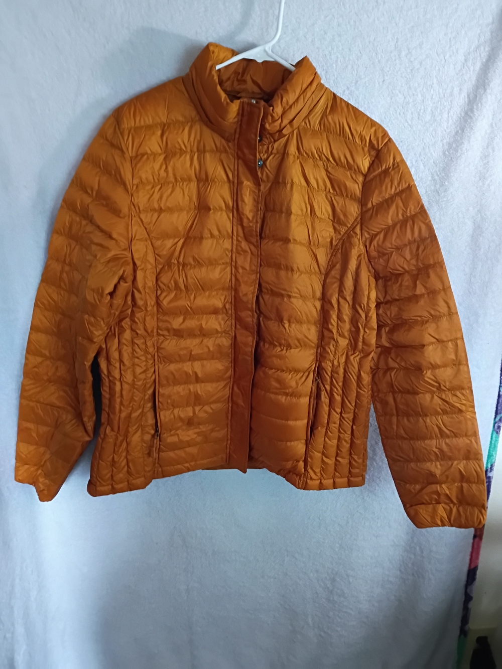 Women's Lightweight Copper Puffer Coat